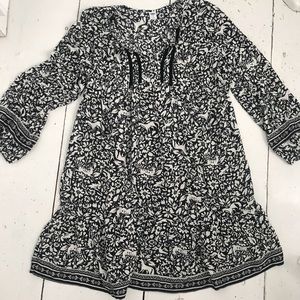 Forest Friends 🦌 🌳 Boho Dress